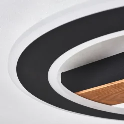 Plafonnier Katila LED Brun, Noir, 1 lumière