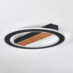 Plafonnier Katila LED Brun, Noir, 1 lumière