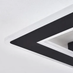 Plafonnier Katila LED Noir, 1 lumière