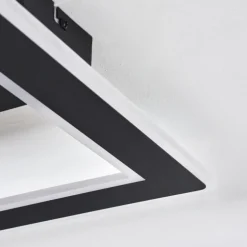 Plafonnier Katila LED Noir, 1 lumière