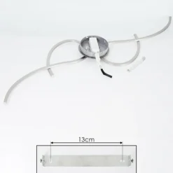 Plafonnier Kereita LED Nickel mat, 1 lumière