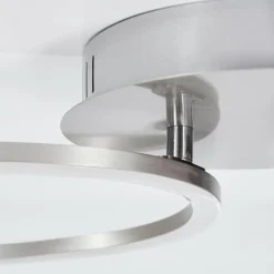 Plafonnier Kereita LED Nickel mat, 1 lumière