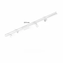 Plafonnier Kit de base Philips Hue Perifo LED Blanc, 4 lumières, Changeur de couleurs