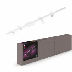 Plafonnier Kit de base Philips Hue Perifo LED Blanc, 4 lumières, Changeur de couleurs