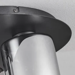 Plafonnier Klemtoo Noir, 3 lumières