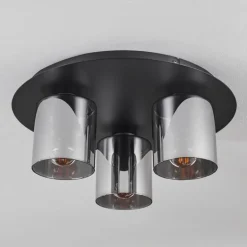 Plafonnier Klemtoo Noir, 3 lumières