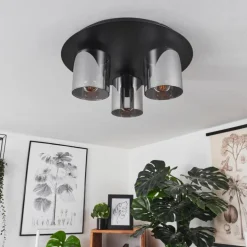 Plafonnier Klemtoo Noir, 3 lumières