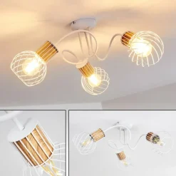 Plafonnier Koler Blanc, 3 lumières