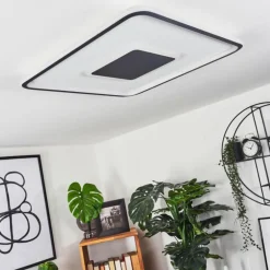 Plafonnier Kolo LED Blanc, 1 lumière, Télécommandes