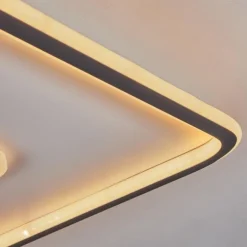 Plafonnier Kolo LED Blanc, 1 lumière, Télécommandes