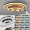 Plafonnier Kolo LED Gris, Blanc, 1 lumière, Télécommandes