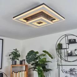 Plafonnier Kolo LED Noir, Blanc, 1 lumière