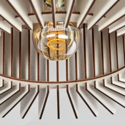 Plafonnier Konbongou Noir, 1 lumière