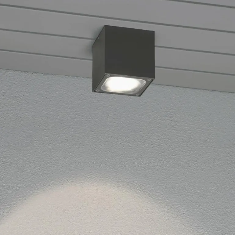 Plafonnier Konstsmide Cesena LED Anthracite, Gris, 1 lumière