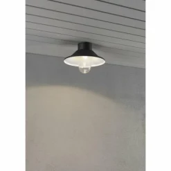 Plafonnier Konstsmide Vega LED Noir, 4 lumières