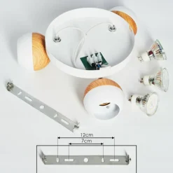 Plafonnier Kotaoa LED Blanc, 3 lumières