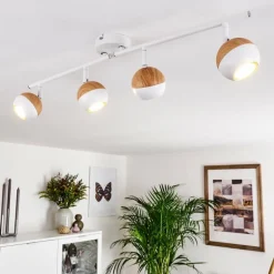 Plafonnier Kotaoa LED Blanc, 4 lumières