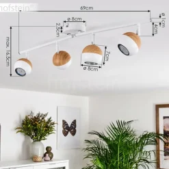 Plafonnier Kotaoa LED Blanc, 4 lumières