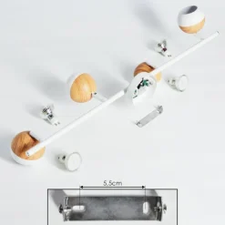 Plafonnier Kotaoa LED Blanc, 4 lumières