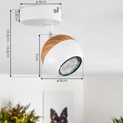 Plafonnier Kotaoa LED Blanc, 1 lumière