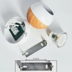 Plafonnier Kotaoa LED Blanc, 1 lumière