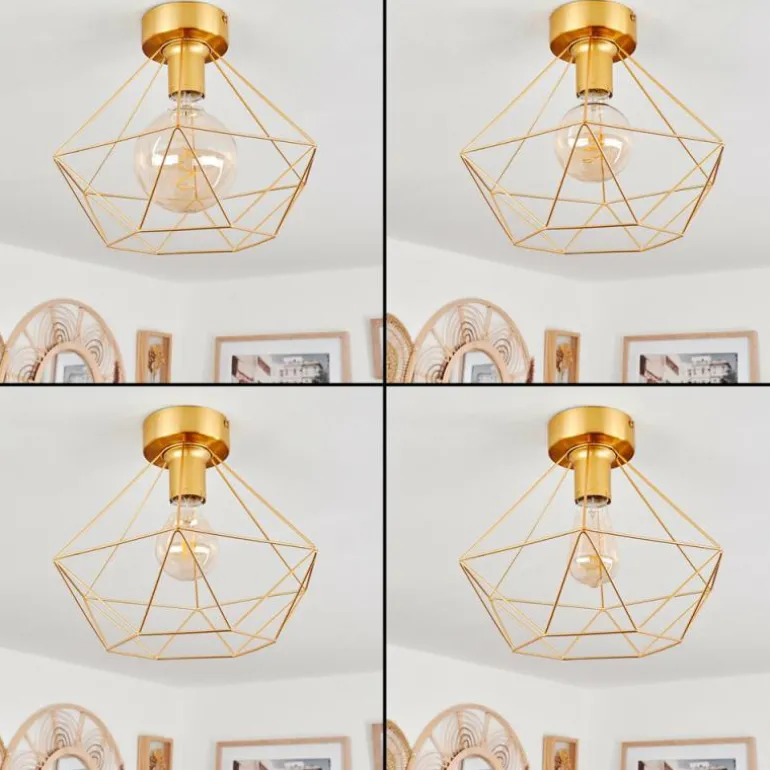 Plafonnier Koulamon Laiton, 1 lumière