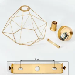 Plafonnier Koulamon Laiton, 1 lumière