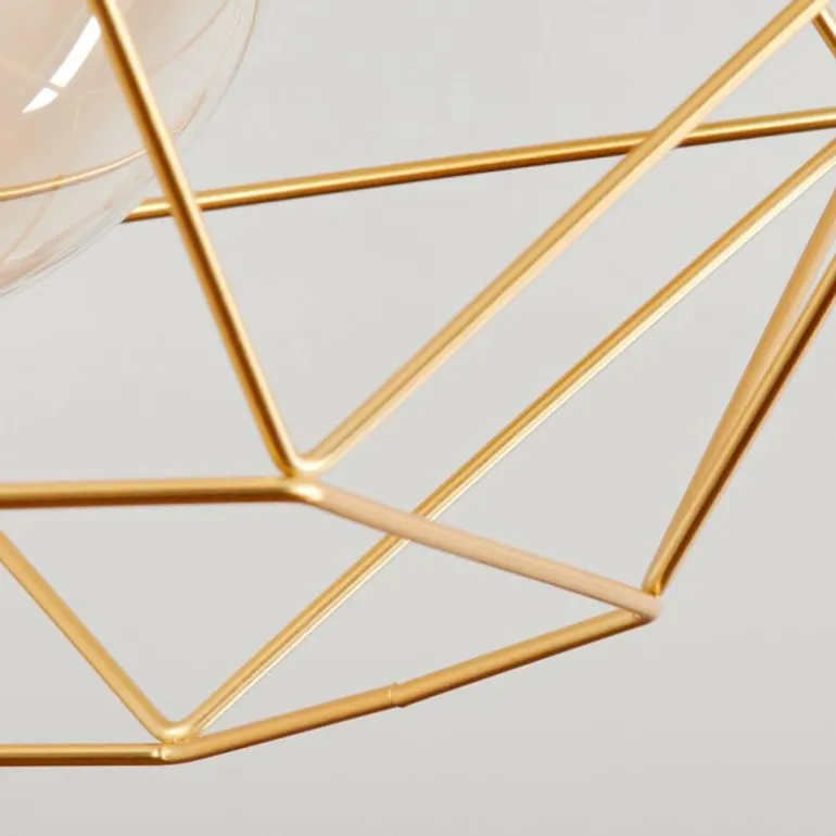 Plafonnier Koulamon Laiton, 1 lumière