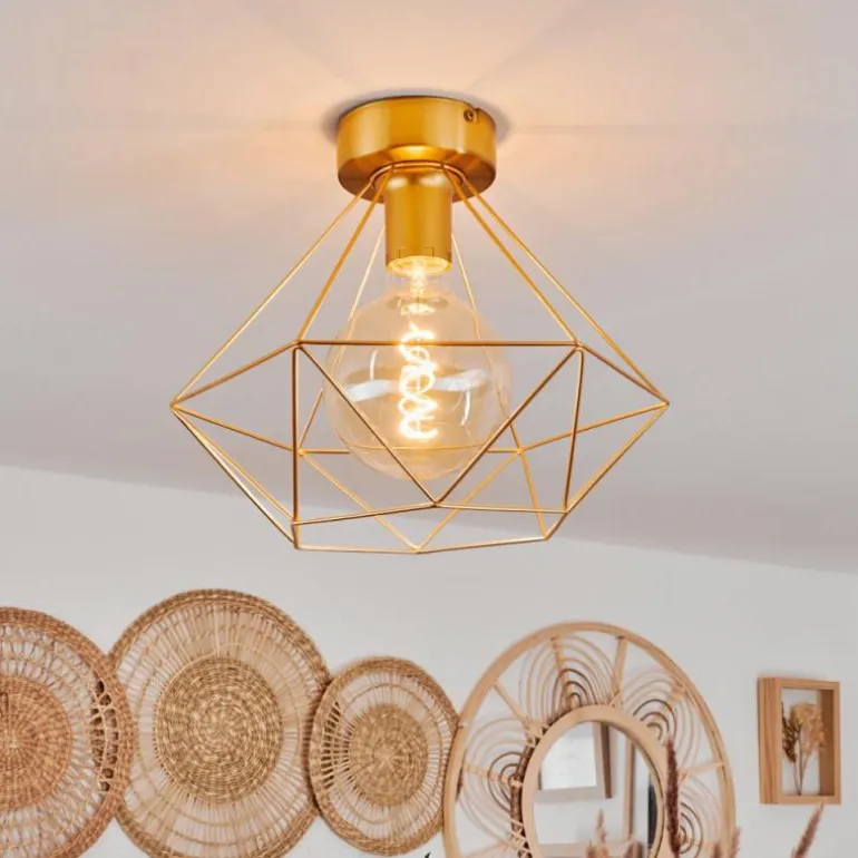 Plafonnier Koulamon Laiton, 1 lumière