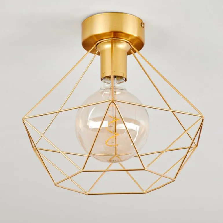 Plafonnier Koulamon Laiton, 1 lumière