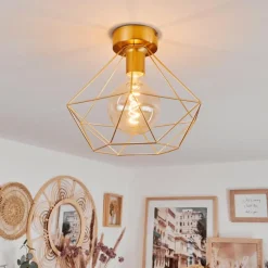 Plafonnier Koulamon Laiton, 1 lumière