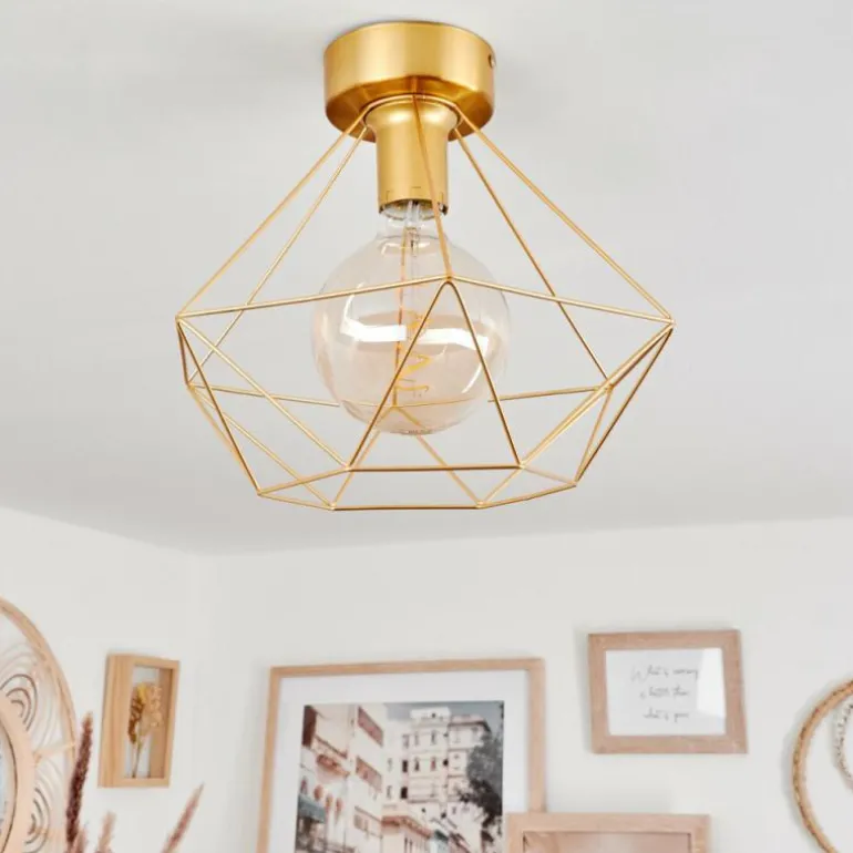 Plafonnier Koulamon Laiton, 1 lumière