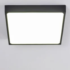 Plafonnier Kragos LED Noir, Blanc, 1 lumière