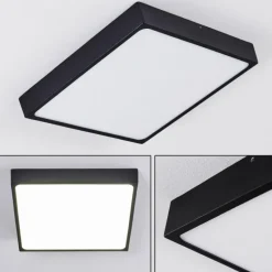 Plafonnier Kragos LED Noir, Blanc, 1 lumière