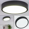 Plafonnier Kragos LED Noir, 1 lumière