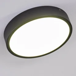 Plafonnier Kragos LED Noir, 1 lumière