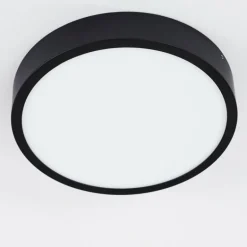 Plafonnier Kragos LED Noir, 1 lumière