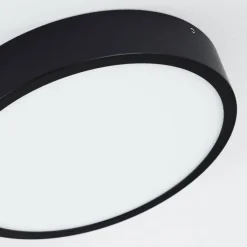 Plafonnier Kragos LED Noir, 1 lumière