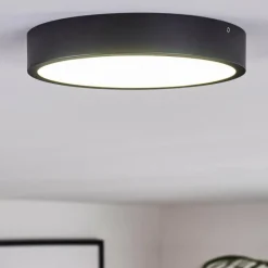 Plafonnier Kragos LED Noir, 1 lumière
