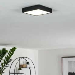 Plafonnier Kragos LED Noir, 1 lumière
