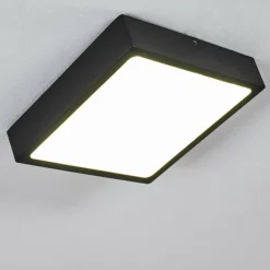 Plafonnier Kragos LED Noir, 1 lumière