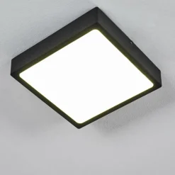 Plafonnier Kragos LED Noir, 1 lumière
