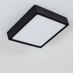 Plafonnier Kragos LED Noir, 1 lumière