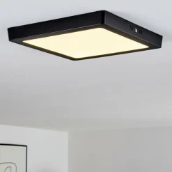 Plafonnier Kragos Noir, 1 lumière