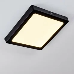 Plafonnier Kragos Noir, 1 lumière