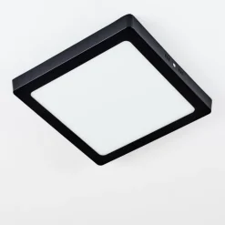 Plafonnier Kragos Noir, 1 lumière