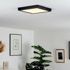 Plafonnier Kragos Noir, 1 lumière