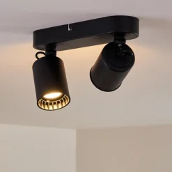 Plafonnier Kullaberg Noir, 2 lumières