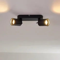 Plafonnier Kullaberg Noir, 2 lumières