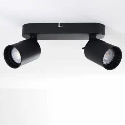 Plafonnier Kullaberg Noir, 2 lumières